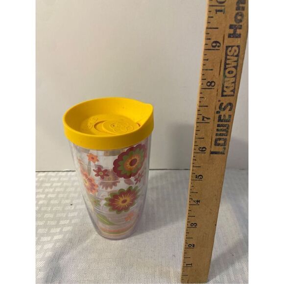 Tervis Yellow Flowers 16 Oz with lid - Picture 1 of 2